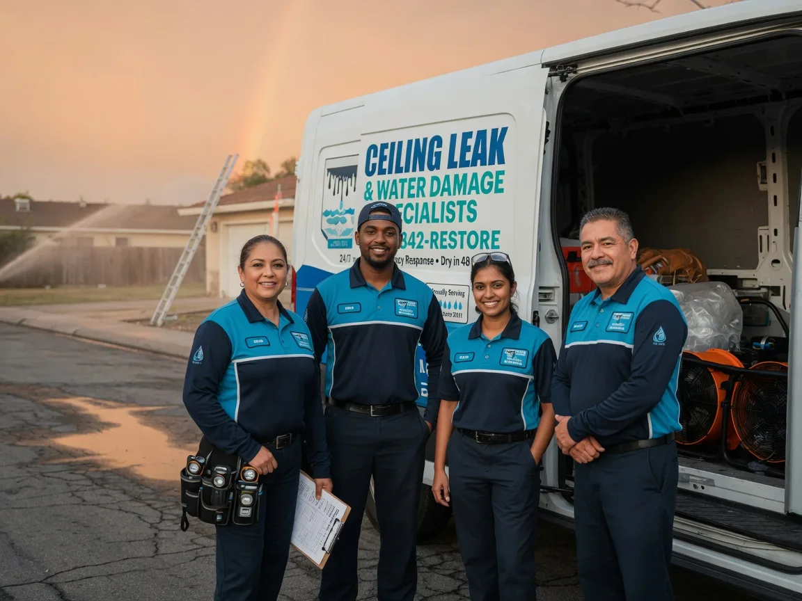 Ceiling Leak Cleanup company in Howard, OH