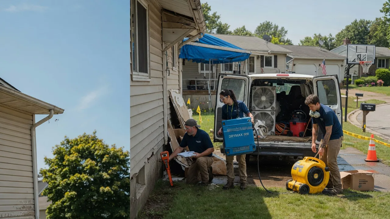 Ceiling Leak Cleanup in Howard, OH near me