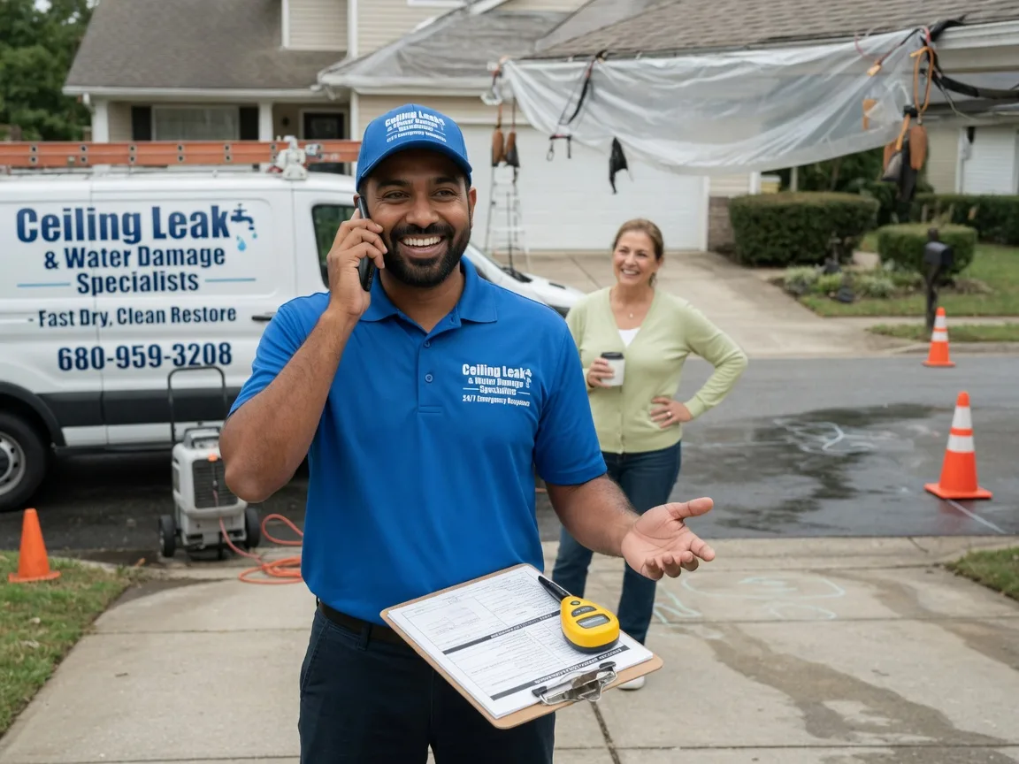 Ceiling Leak Cleanup Howard, OH FAQs